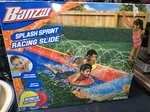 Banzai Splash Sprint Racing Slide With Body Boards Water Toy New Box. Fixed Price $22.00.