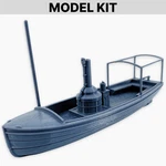 African Queen, Model Kit Classic Riverboat Miniature. Fixed Price $8.02.