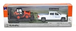 Newray Kubota R630 Wheel Loader With Chevrolet Silverado Truck And Trailer 10". Fixed Price $29.95.