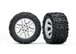 Traxxas 6774R - Tires & Wheels, Assembled, Glued (2.8') (rxt Satin Chrome. Fixed Price $39.89.