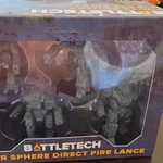 Catalyst Game Labs Battletech Inner Sphere Direct Fire Lance Unpainted CAT35731. Fixed Price $21.00.