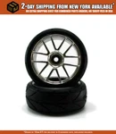1/10TH Mounted On-road TIRES(CHROME)(1PR). Fixed Price $18.76.