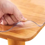 Xeangoun 1.5MM Thick 22X42 In Clear Pvc Table Cover Protector Waterproof. Fixed Price $46.53.