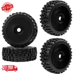 Sharegoo Rc Hobby Od 4.72" 1/8 Scale Buggy Wheels & Rubber Tires 17MM Hex .... Fixed Price $27.43.