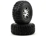 Traxxas Kumho Venture Mt Rear Tires (2) (satin Chrome). Fixed Price $24.95.