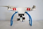 Summitlink Blue Tall Extended Landing Gear For Dji Phantom 1 2 Vision Wide. Fixed Price $8.09.