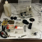 Traxxas Thunderbolt Tamiya Rc Model Vehicle Parts Lot Clutch Bell Glow Plugs. Fixed Price $114.00.