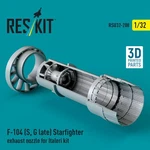 F-104 (s, G Late) Exhaust Nozzle For Italeri 1/32 Reskit RSU32-0208. Fixed Price $25.70.