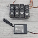 Jr NES-507 Standard Servo Lot 4X W/ Control Receiver NER-226X 72 Mhz. Fixed Price $44.99.