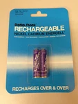 (2) Rechargeable Nickel Cadmium Aaa Batteries 1.25V Ni-cd Radio Shack New In Pkg. Fixed Price $6.50.
