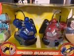 Blue Hat Toy Co. Speed Bumpers HEAD-2-HEAD Rc Battle Vehicles Player Action. Fixed Price $35.00.