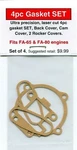 Aftermarket 4PC Gasket Set Fits Saito FA-65 & FA-80 Engines-nip. Fixed Price $9.99.