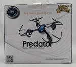 Holy Stone Blue Black Quad Predator Rc Drone HS170 + Manaul (new Open Box). Fixed Price $29.87.