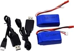 2 Pack 8.14WH 7.4V 1100MAH 35C Li Ion Po Battery With Jst Plug Suitable. Fixed Price $40.90.