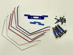 Aluminum Front & Rear Sway Bar Kit Traxxas Slash 2WD Blue. Fixed Price $16.19.