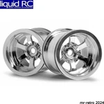 Hpi 3087 Scorch 6-SPOKE Wheels Shiny Chrome 2.255X50MM FIRESTORM(2. Fixed Price $17.90.