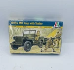 Italeri Willys Mb Jeep With Trailer - 1:35 Scale Plastic Model Kit C2011. Fixed Price $16.00.