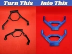 Bumper Mounts Upper/lower (front & Rear) Compatible W/ Traxxas X-maxx. Fixed Price $39.99.