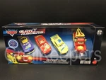 Disney Pixar Cars Glow Racers 4 Pack Box Will Rusch Lightning Mater Cruz Gitd. Fixed Price $33.95.