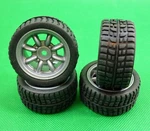 Set Of Cooper Mags With Tyres & Inserts For Tamiya Minis Series. Fixed Price $24.27.
