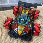 New Multi-function Goolrc Stunt Car, Control 2 Remotes Lights Music Water. Fixed Price $36.00.