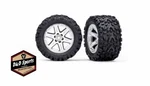 Traxxas 6773R Tires And Wheels - Assembled Glued (2.8) Rxt Satin Chrome. Fixed Price $26.95.