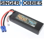 Powerhobby PHB2S760075CEC5HCS 7600MAH 7.4V Lipo Hard Case Battery. Fixed Price $69.99.
