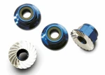 Traxxas Part 1747R Nuts Blue-anodized Aluminum Slash Platinum New Package. Fixed Price $8.75.