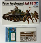 Vintage Parts Sealed Tamiya #35009 1/35 Scale Panzer Ii - 1987, W/eduard Pe Set. Fixed Price $39.95.