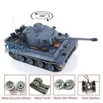 Used Henglong 1/16 7.0 German Tiger Bb Ir Rtr Radio Control Battle Tank 3818. Fixed Price $143.86.