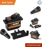 Emax ES08MA Ii Rc Servo With Mounting Bracket For SCX24 Upgrades Black. Fixed Price $39.85.