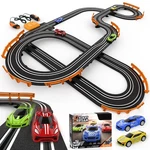 Slot Race Track Sets With 4 High-speed Racing Car, Battery Or Electric Ra.... Fixed Price $70.46.