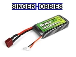 Blackzon BZN540247 Turbo Smyter Battery Pack (lipo 7.4V, 1600MAH), W/ T-plug Hrp. Fixed Price $22.99.