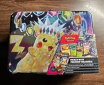Pokemon Surging Sparks Stellar Crown Fall 2024 Collector Chest Tin New Sealed. Fixed Price $75.00.