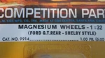 Cox Competition Parts Magnesium Wheels 1/32 Ford Gt Rear Shelby Style #9914. Fixed Price $17.00.