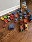 Lot Of 8 Battery Powered Thomas And Friends Trains Exotic Percy Gordon Yong Bao. Fixed Price $39.99.