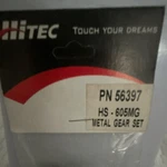 Hitec HS-605MG Servo Metal Gear Set Pn 56397 Age 17 Years & Up. Fixed Price $39.99.