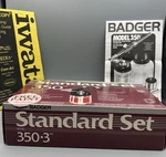 Badger Model 350 Standard Airbrush Set - Excellent Condition Never Used. Fixed Price $42.00.