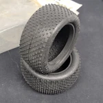 Vintage Team Losi Rear 2.2" Micro Step-pin Tires A-7352 New Bag. Fixed Price $49.00.