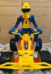 Vintage Radio Shack Baja Screamer Quad Rc W/ Remote Untested Battery Pack Incl. Fixed Price $53.99.