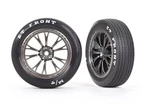 TRA9474A Traxxas Drag Slash Front Pre-mounted Tires (satin Black Chrome) (2).... Fixed Price $29.95.