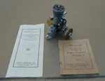 Dooling Bros Streamliner Frog Tether Car Super Cyclone Engine Hi-comp Red Head. Fixed Price $599.99.