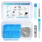 100SET M81824/1 IP68 Waterproof Butt Splice Connector Kit Blue Heat Shrink. Fixed Price $108.43.