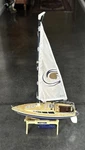 Nikko Mariner 19040BC Rc Sailboat W Stand Untested No Controller Parts 1/25. Fixed Price $75.00.