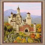 Riolis - Neuschwanstein Castle 1520 Cross Stitch Kits 13.75X23.5. Fixed Price $60.38.