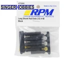 Rpm 73392 Long Shank 4-40 Rod Ends (black) (12) Associated RC10/SC10 Hh. Fixed Price $9.75.