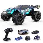 Jyscend 1/14 Scale Fast Brushless Rc Truck,max 50 Mph One Battery, Sky Blue. Fixed Price $193.99.