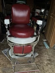 Authentic 1930'S Koken Barber Chair. Fixed Price $1500.00.