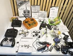 Hubsan X4 H107C 2.4GHZ Rc Quadcopter Lot W/ Transmitters Manuals Parts. Fixed Price $140.00.