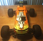 Team Losi Nitro Muggy With Lrp .28 Spec And Ofna JP-3 Exhaust Vg Condition. Fixed Price $625.95.